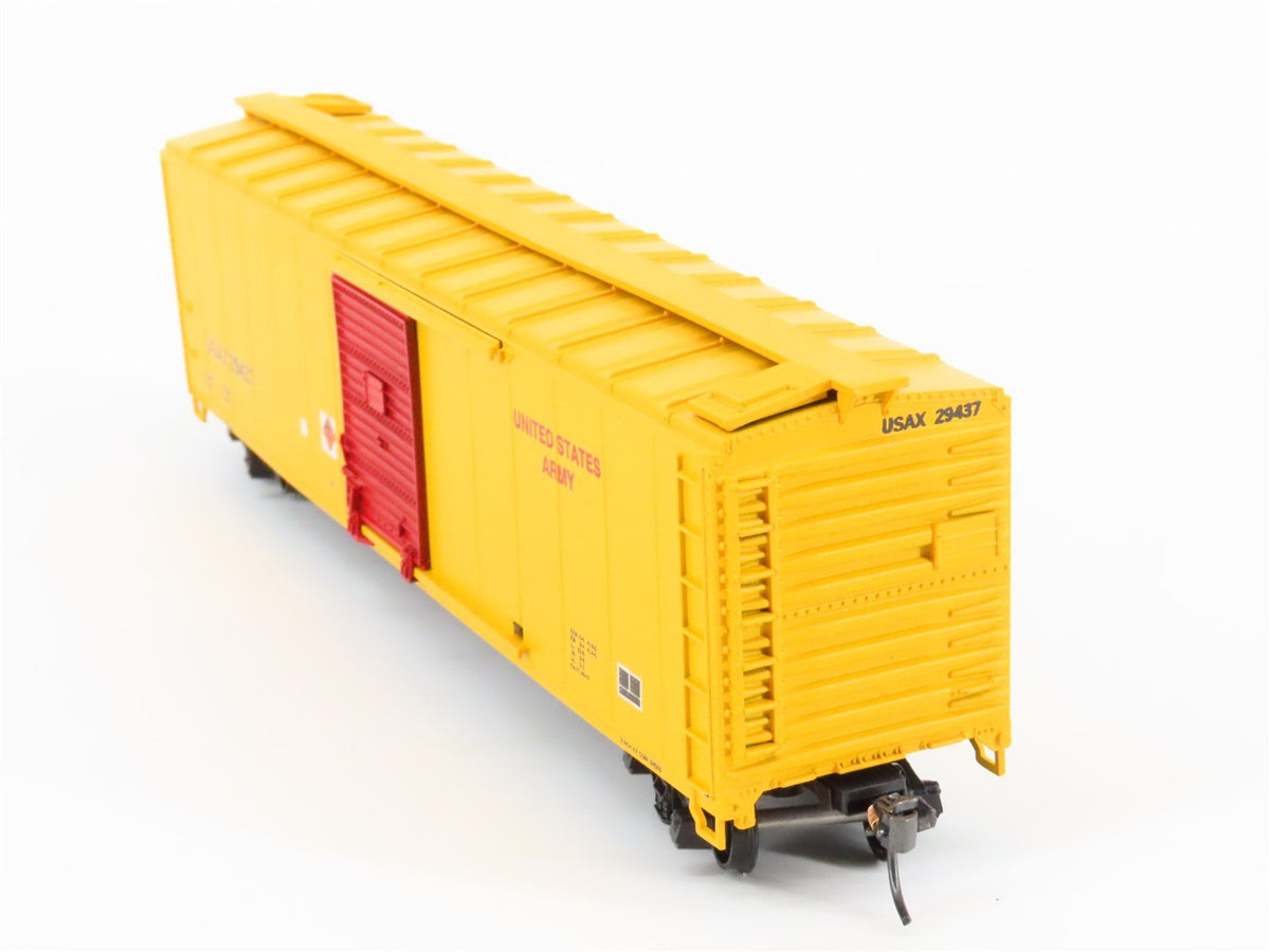 HO Scale Athearn Bev-Bel 2318-3 USAX United States Army 50&#39; Box Car #29437