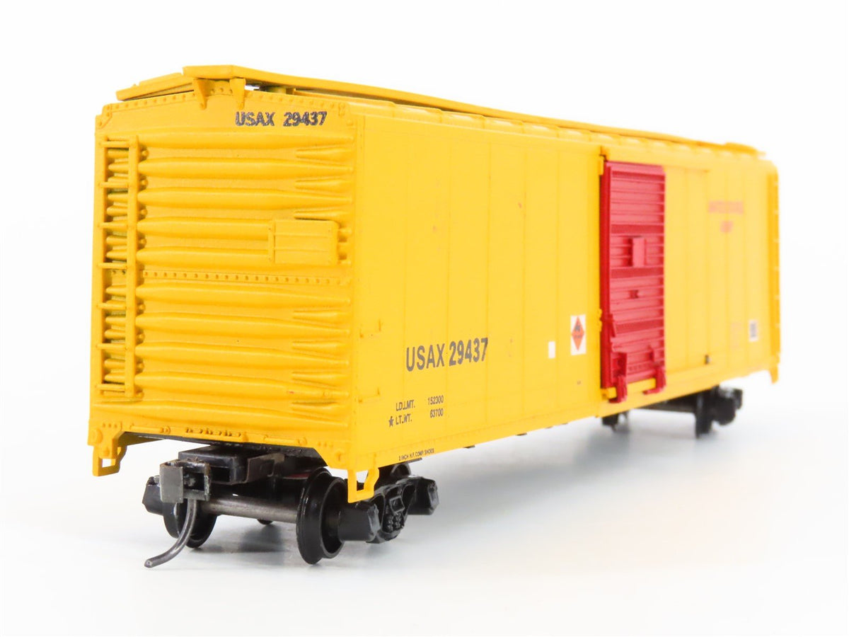 HO Scale Athearn Bev-Bel 2318-3 USAX United States Army 50&#39; Box Car #29437