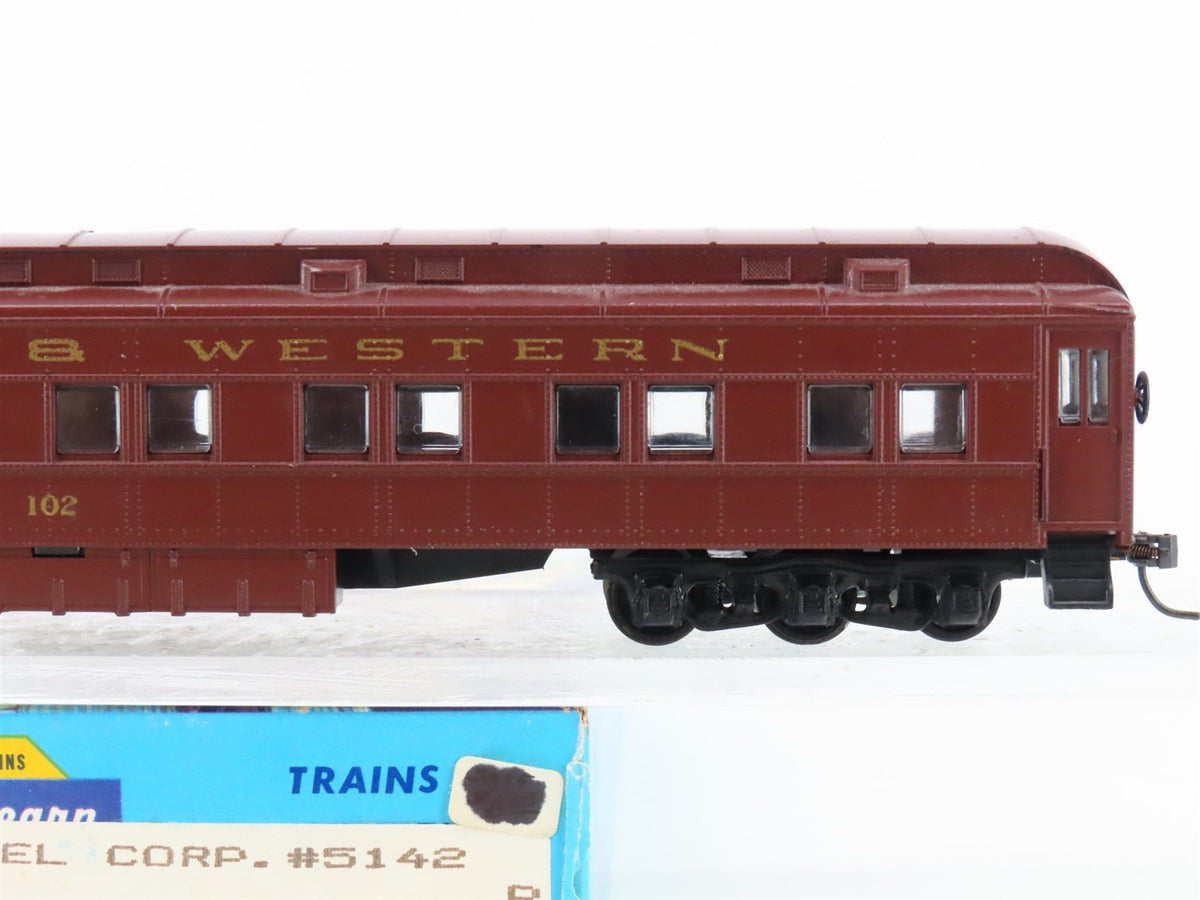 HO Scale Athearn Bev-Bel 5142 NW Norfolk &amp; Western Observation Passenger #102