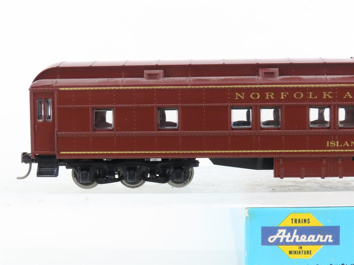 HO Scale Athearn Bev-Bel NW Norfolk &amp; Western Coach Passenger Car &quot;Island Rose&quot;