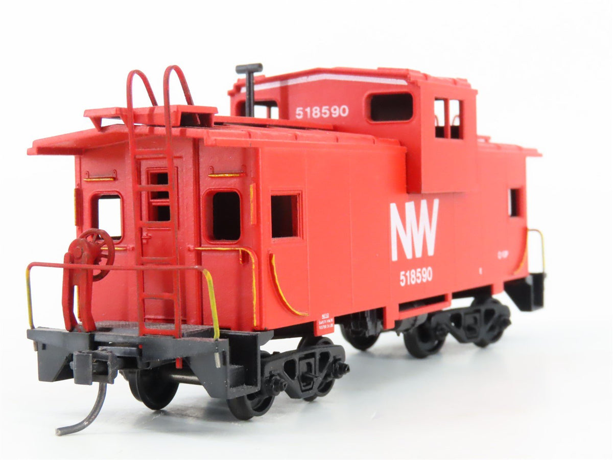HO Scale Athearn Bev-Bel 1251-1 NW Norfolk &amp; Western Wide-Vision Caboose #518590