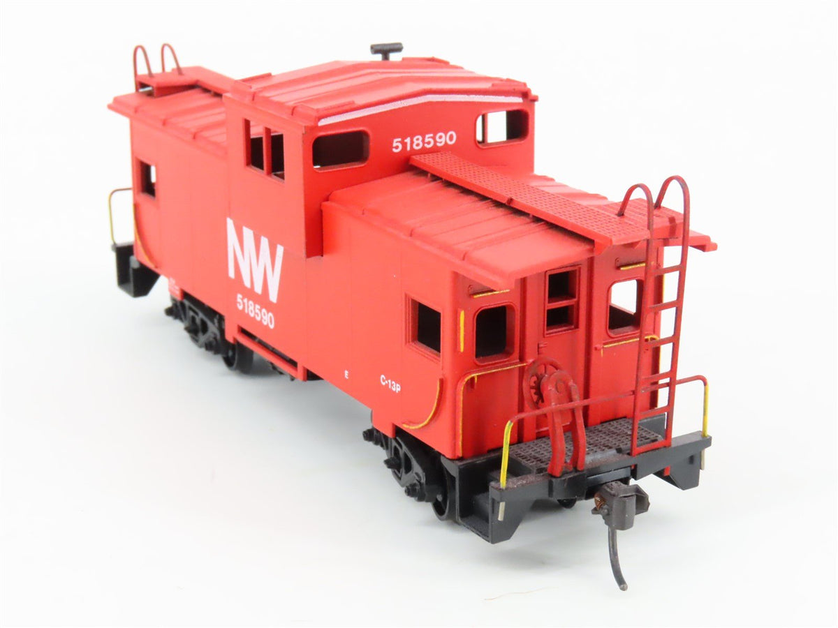 HO Scale Athearn Bev-Bel 1251-1 NW Norfolk &amp; Western Wide-Vision Caboose #518590