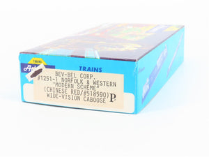 HO Scale Athearn Bev-Bel 1251-1 NW Norfolk & Western Wide-Vision Caboose #518590