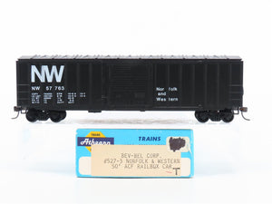 HO Scale Athearn Bev-Bel 527-3 NW Norfolk & Western 50' Box Car #57763