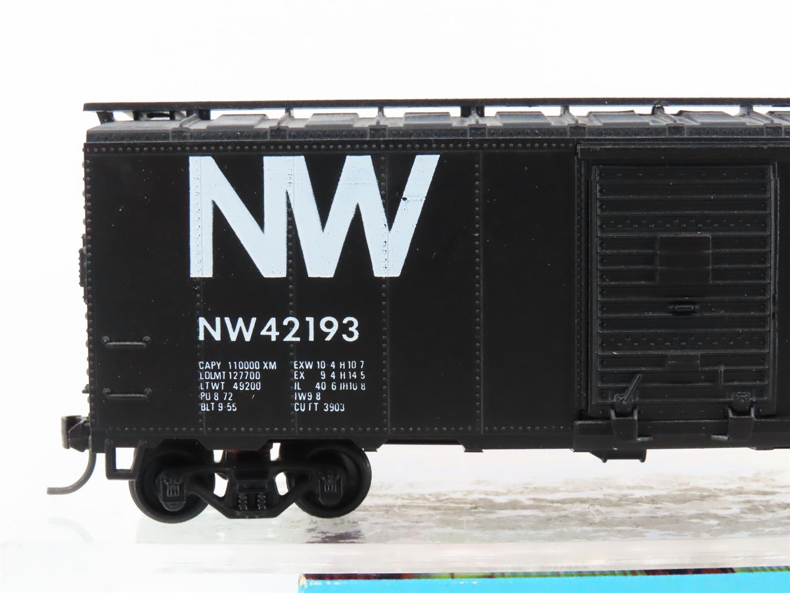 HO Scale Athearn Bev-Bel 1025-1 NW Norfolk & Western 40' Box Car #42193