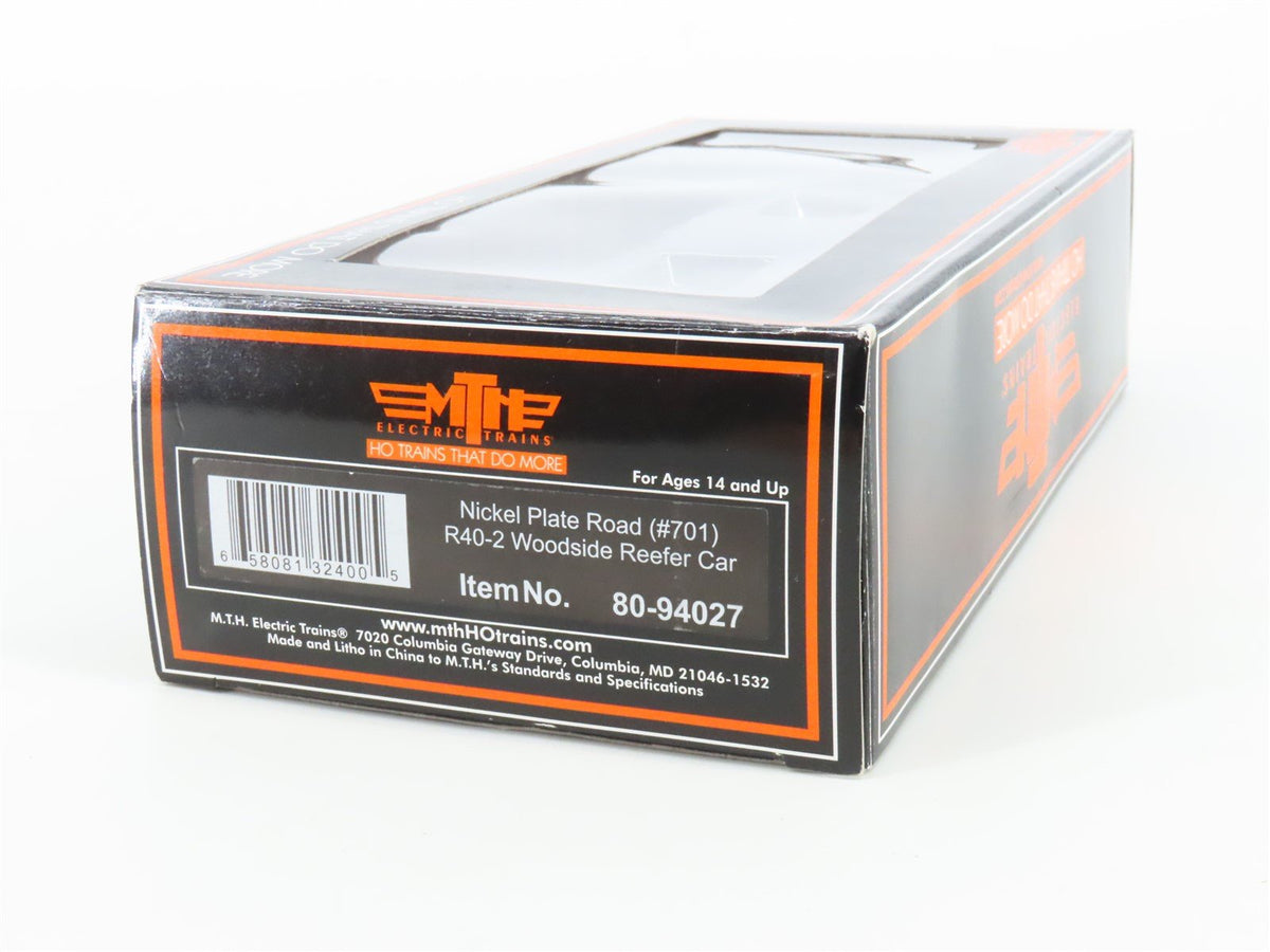 HO Scale MTH 80-94027 NKP Nickel Plate Road Woodside Reefer #701