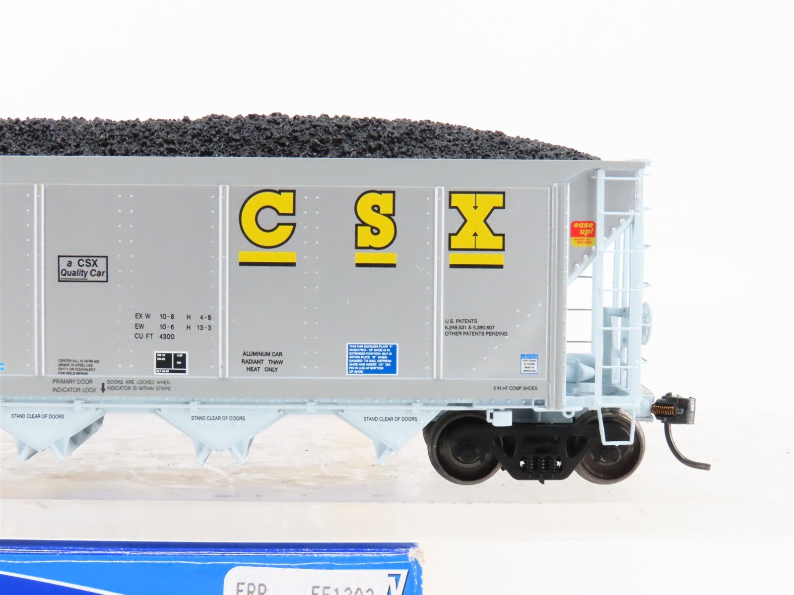 HO Scale ExactRail Evolution EE-1303-36 CSXT CSX 5-Bay Hopper #360085 w/ Load