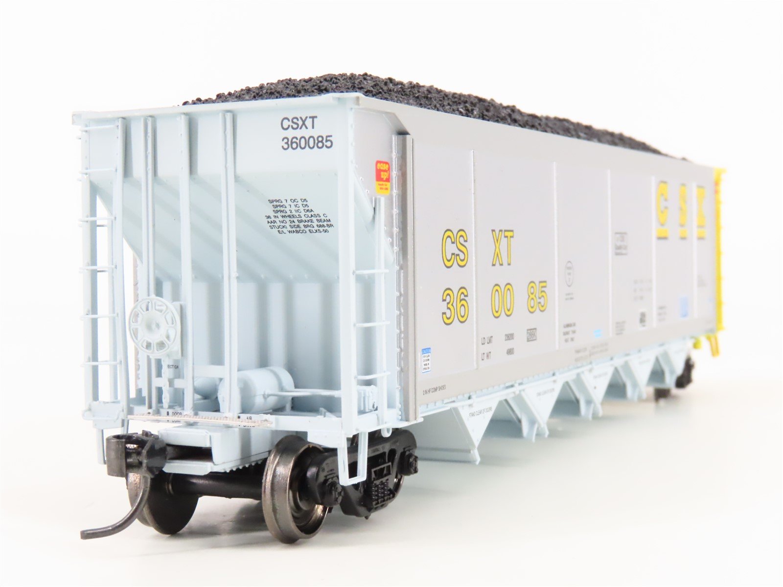 HO Scale ExactRail Evolution EE-1303-36 CSXT CSX 5-Bay Hopper #360085 w/ Load