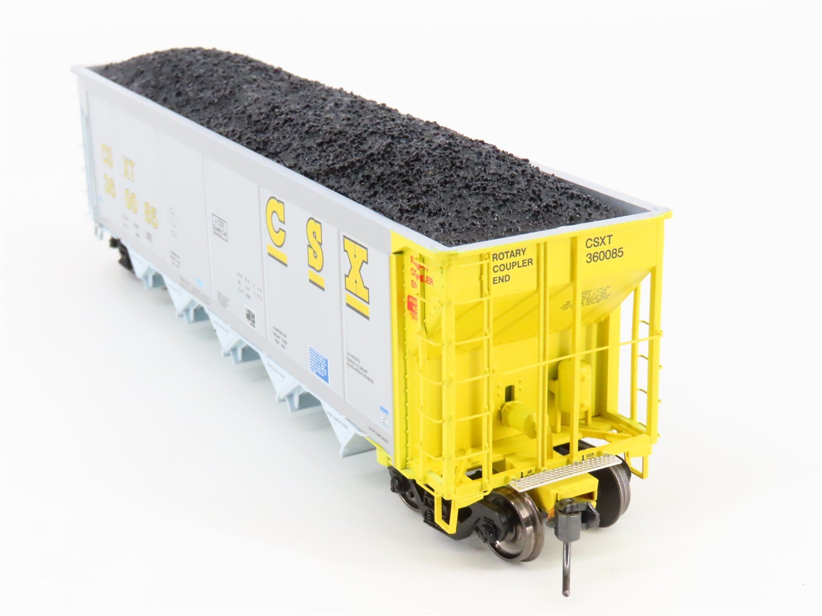 HO Scale ExactRail Evolution EE-1303-36 CSXT CSX 5-Bay Hopper #360085 w/ Load