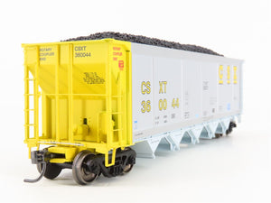 HO Scale ExactRail Evolution EE-1303-17 CSXT CSX 5-Bay Hopper #360044 w/ Load