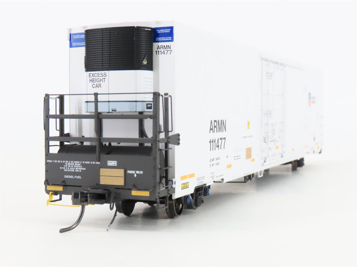 HO ExactRail Platinum EP-81050-39 ARMN UP 64&#39; TRINCool Ph. III Reefer #111477