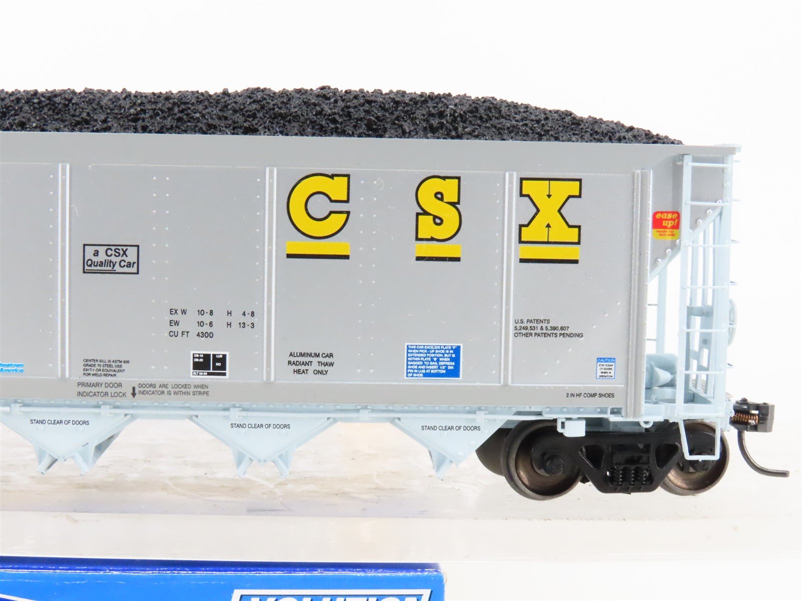 HO Scale ExactRail Evolution EE-1303-37 CSXT CSX 5-Bay Hopper #360089 w/ Load