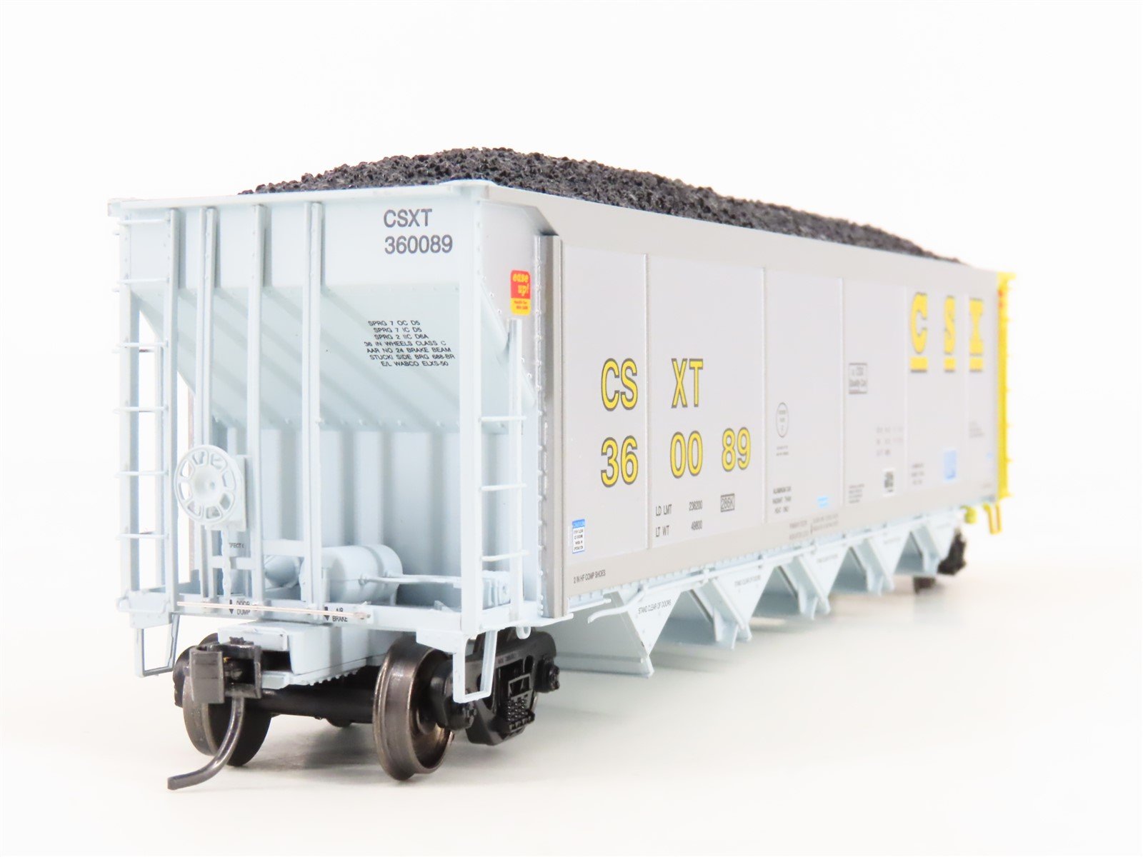 HO Scale ExactRail Evolution EE-1303-37 CSXT CSX 5-Bay Hopper #360089 w/ Load