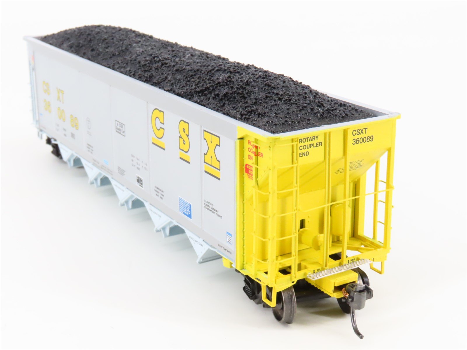 HO Scale ExactRail Evolution EE-1303-37 CSXT CSX 5-Bay Hopper #360089 w/ Load