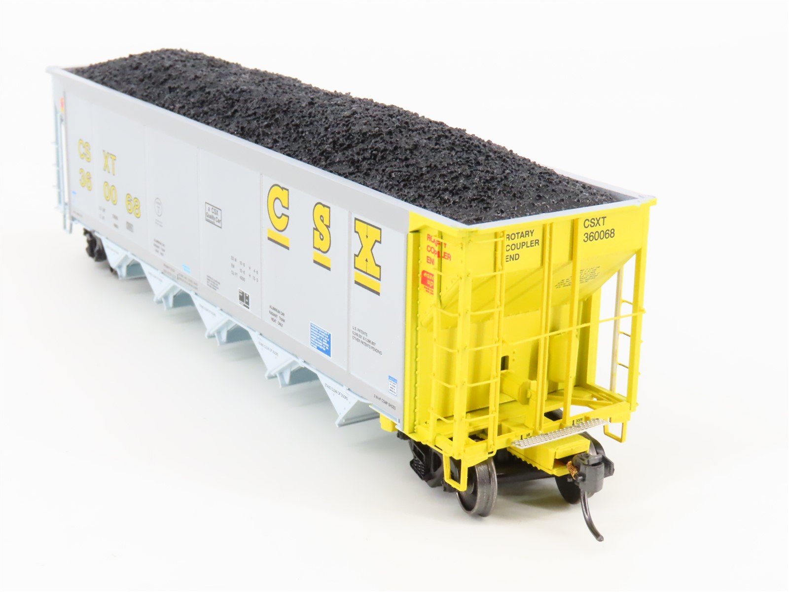 HO Scale ExactRail Evolution EE-1303-26 CSXT CSX 5-Bay Hopper #360068 w/ Load