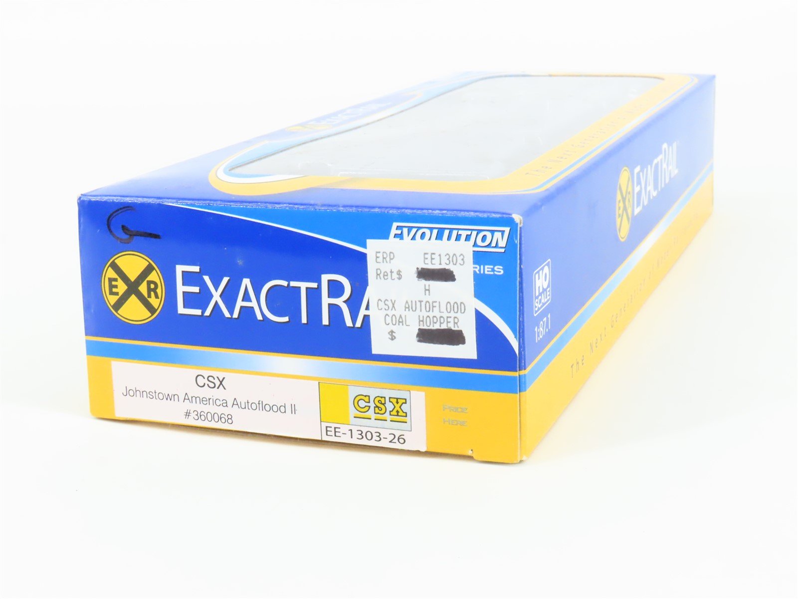 HO Scale ExactRail Evolution EE-1303-26 CSXT CSX 5-Bay Hopper #360068 w/ Load