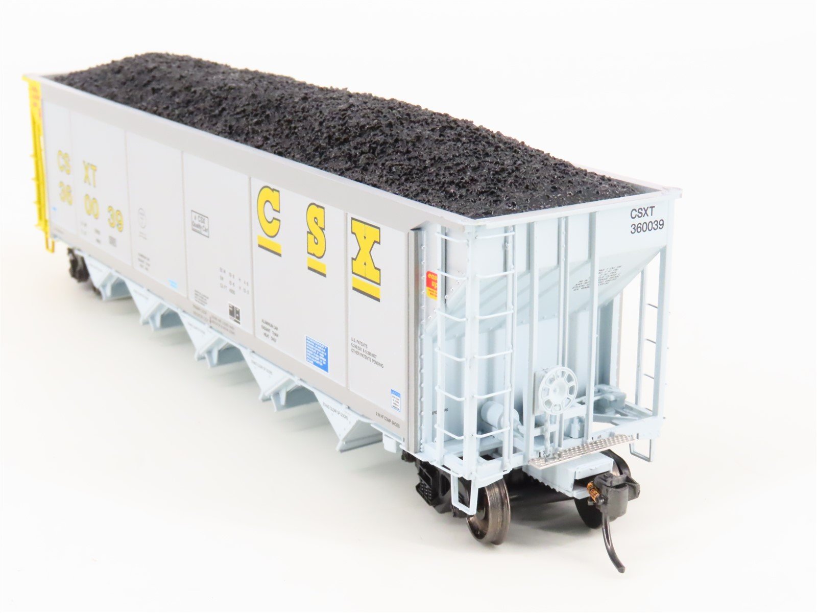 HO Scale ExactRail Evolution EE-1303-15 CSXT CSX 5-Bay Hopper #360039 w/ Load