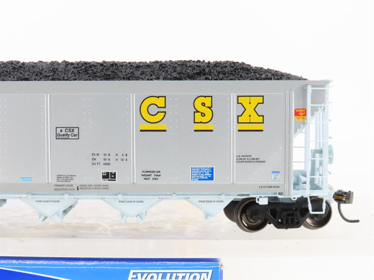 HO Scale ExactRail Evolution EE-1303-16 CSXT CSX 5-Bay Hopper #360041 w/ Load