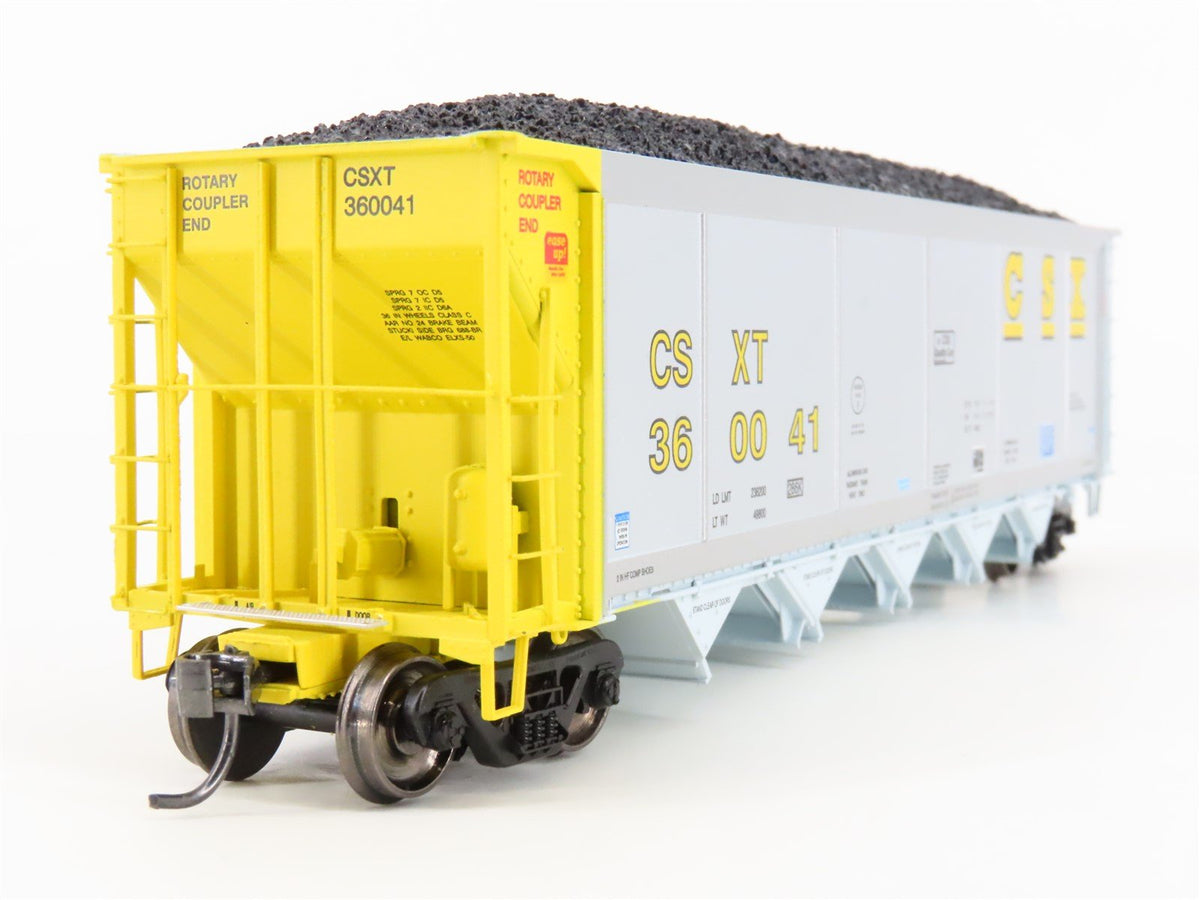 HO Scale ExactRail Evolution EE-1303-16 CSXT CSX 5-Bay Hopper #360041 w/ Load