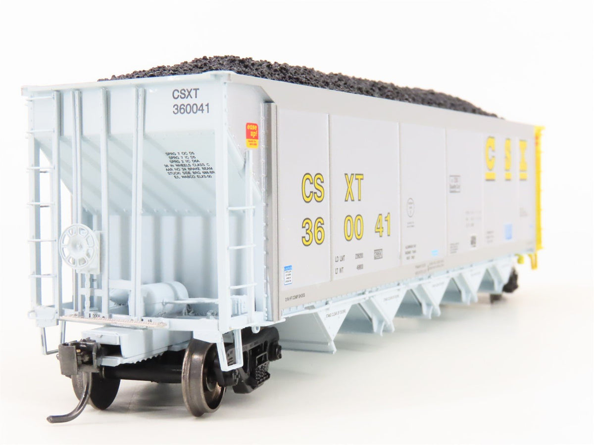 HO Scale ExactRail Evolution EE-1303-16 CSXT CSX 5-Bay Hopper #360041 w/ Load