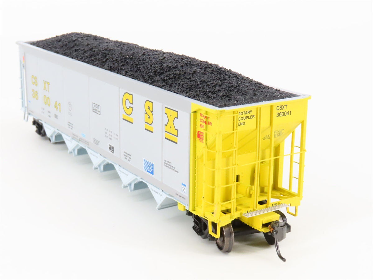 HO Scale ExactRail Evolution EE-1303-16 CSXT CSX 5-Bay Hopper #360041 w/ Load
