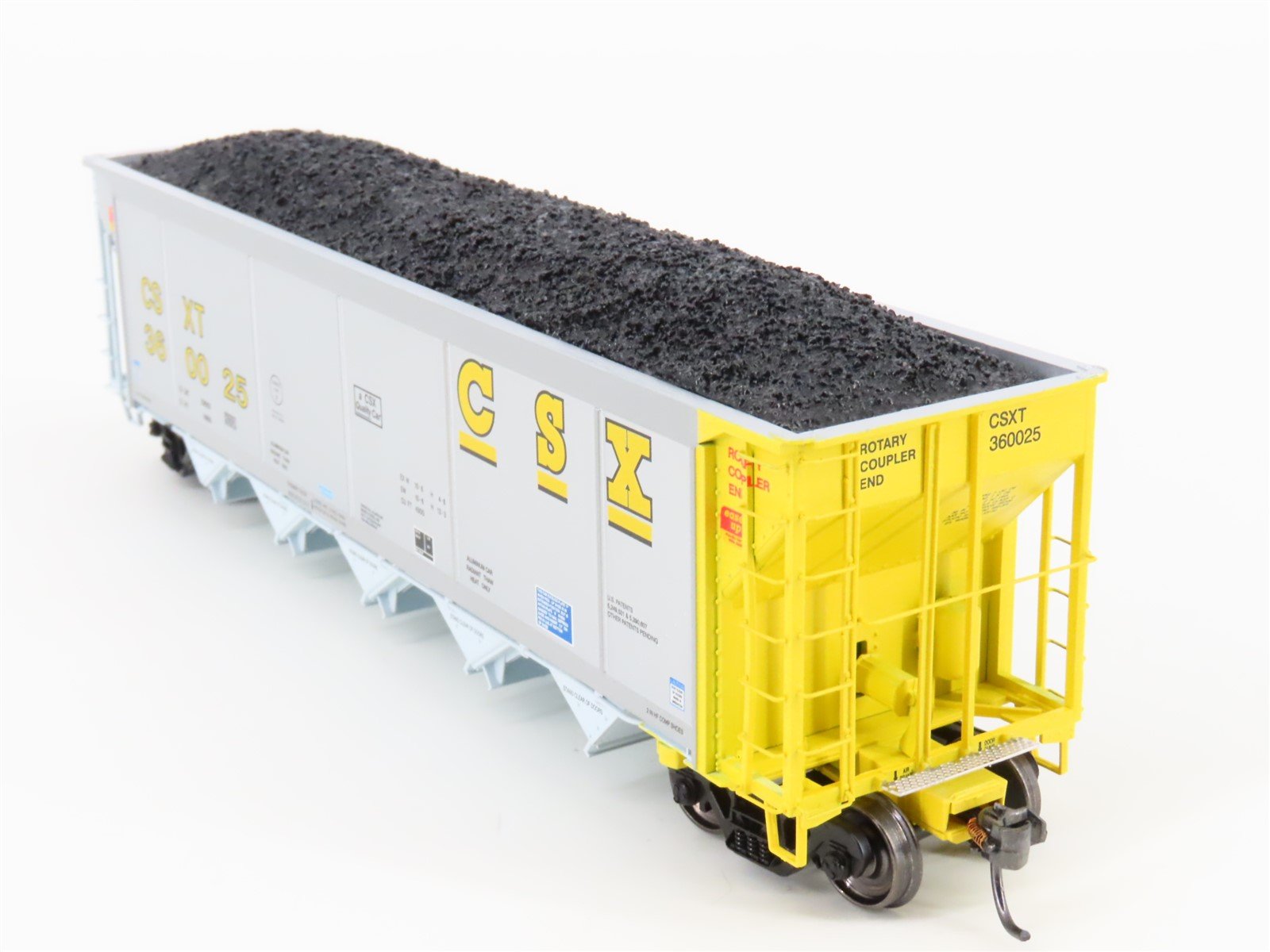 HO Scale ExactRail Evolution EE-1303-9 CSXT CSX 5-Bay Hopper #360025 w/ Load