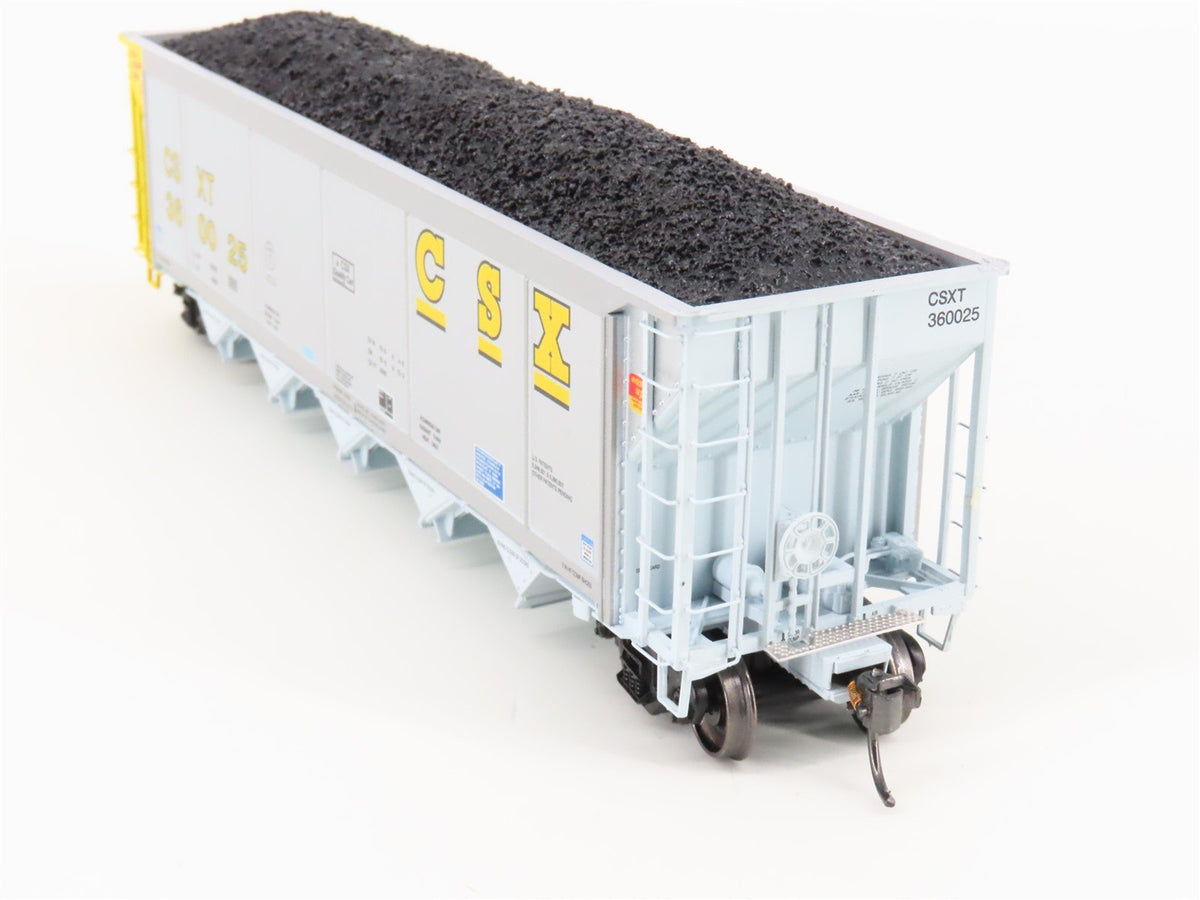 HO Scale ExactRail Evolution EE-1303-9 CSXT CSX 5-Bay Hopper #360025 w/ Load