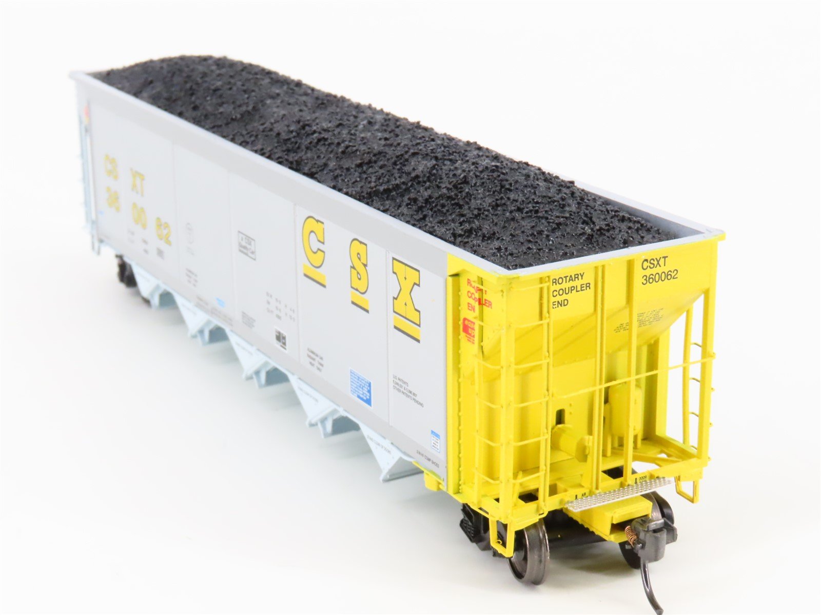 HO Scale ExactRail Evolution EE-1303-24 CSXT CSX 5-Bay Hopper #360062 w/ Load