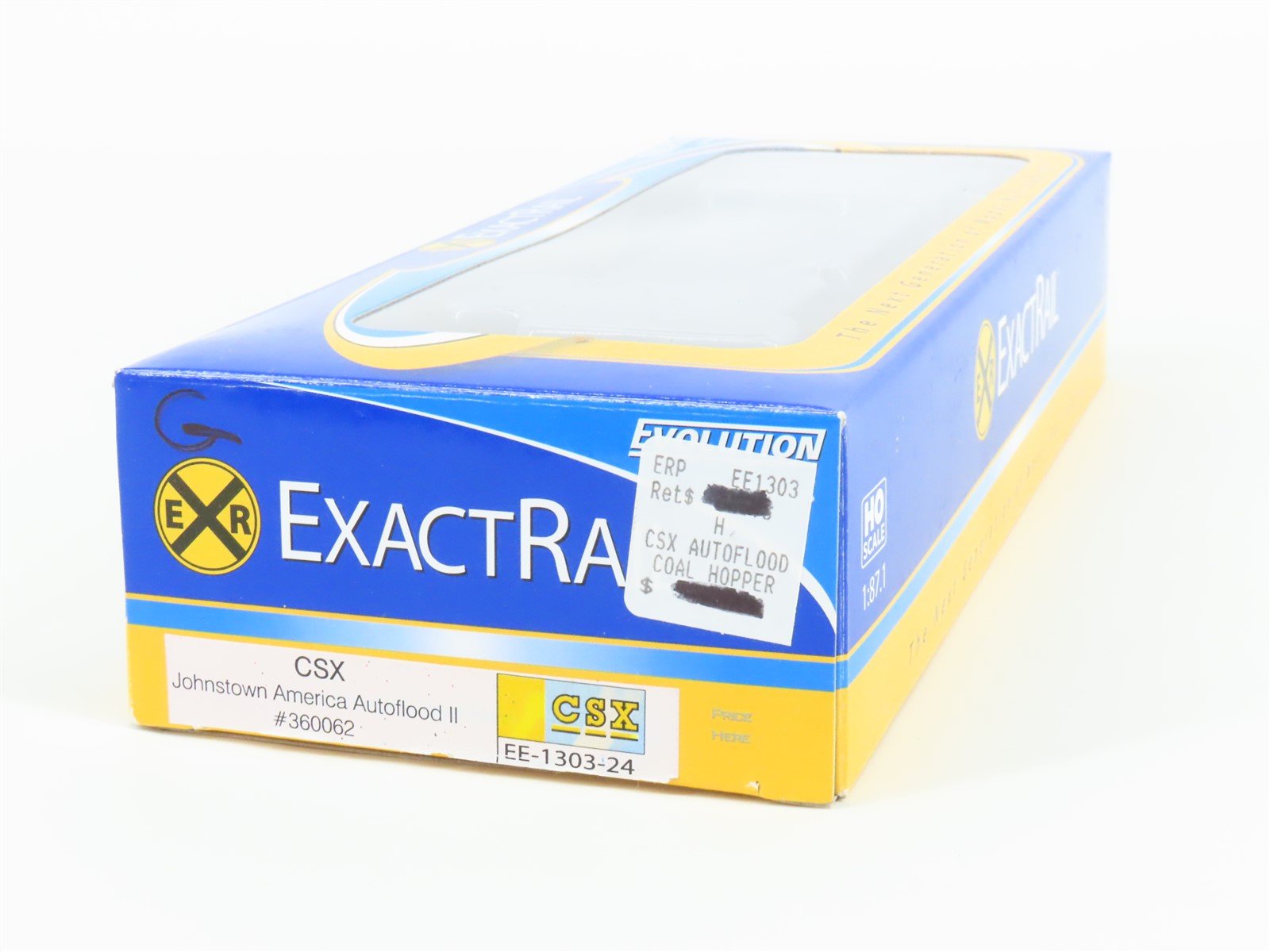HO Scale ExactRail Evolution EE-1303-24 CSXT CSX 5-Bay Hopper #360062 w/ Load