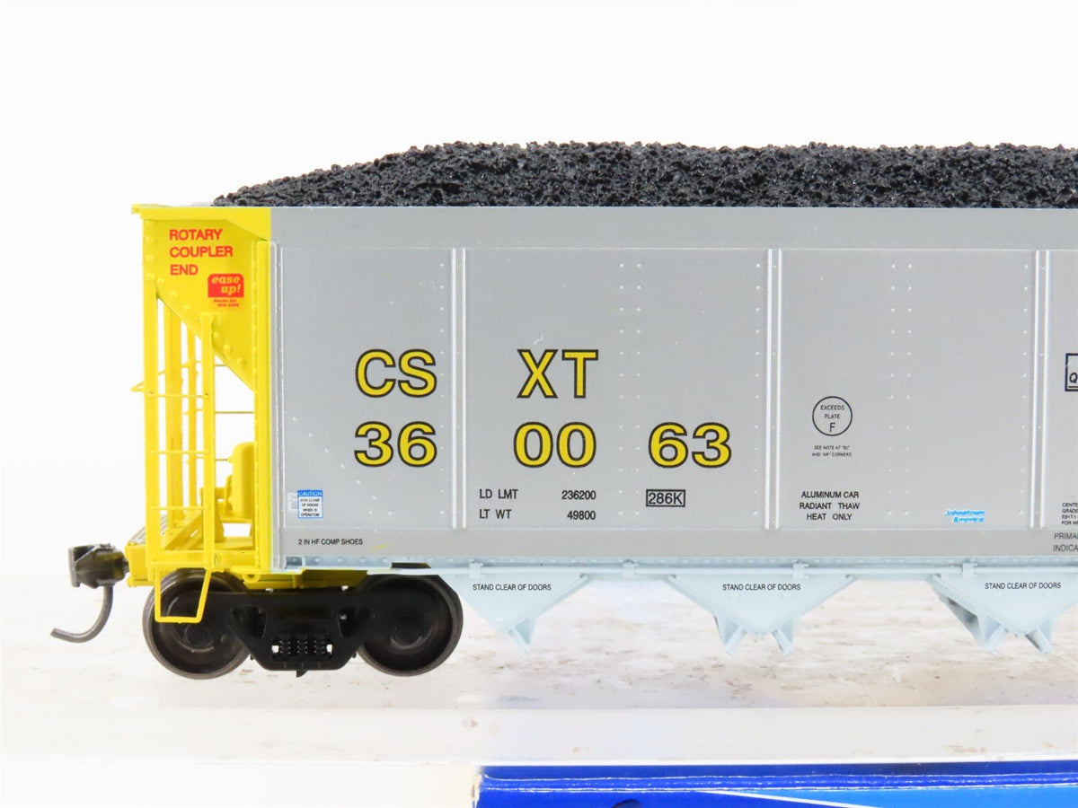 HO Scale ExactRail Evolution EE-1303-25 CSXT CSX 5-Bay Hopper #360063 w/ Load