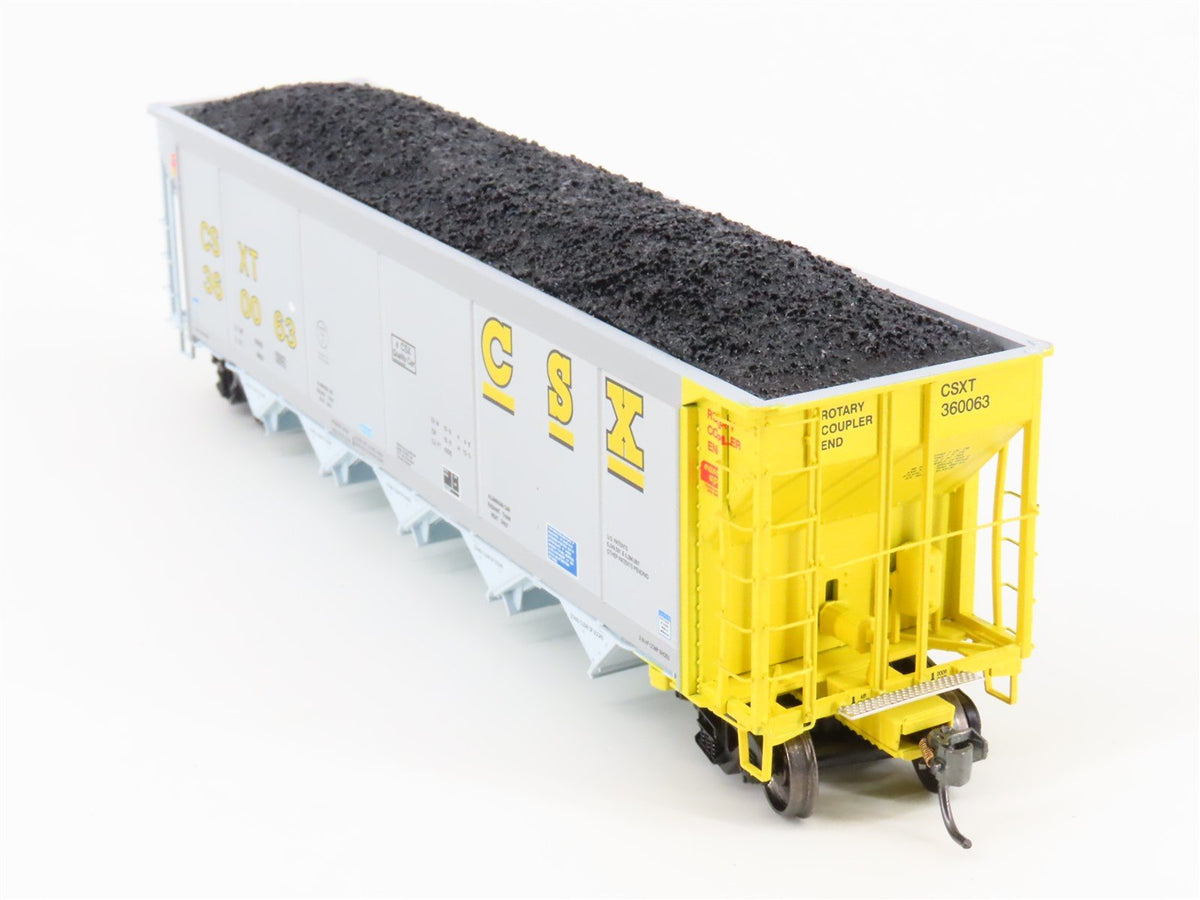 HO Scale ExactRail Evolution EE-1303-25 CSXT CSX 5-Bay Hopper #360063 w/ Load