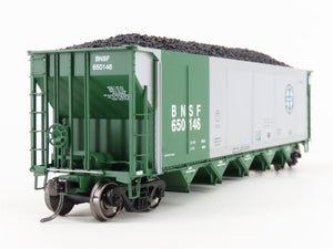 HO Scale ExactRail Evolution EE-1302-9 BNSF Railway 5-Bay Hopper #650146 w/ Load