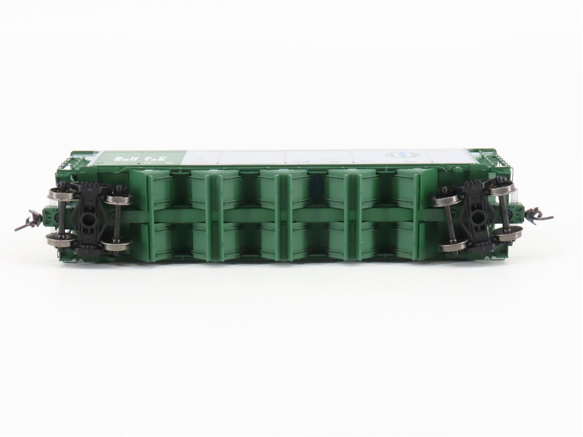 HO Scale ExactRail Evolution EE-1302-9 BNSF Railway 5-Bay Hopper #650146 w/ Load
