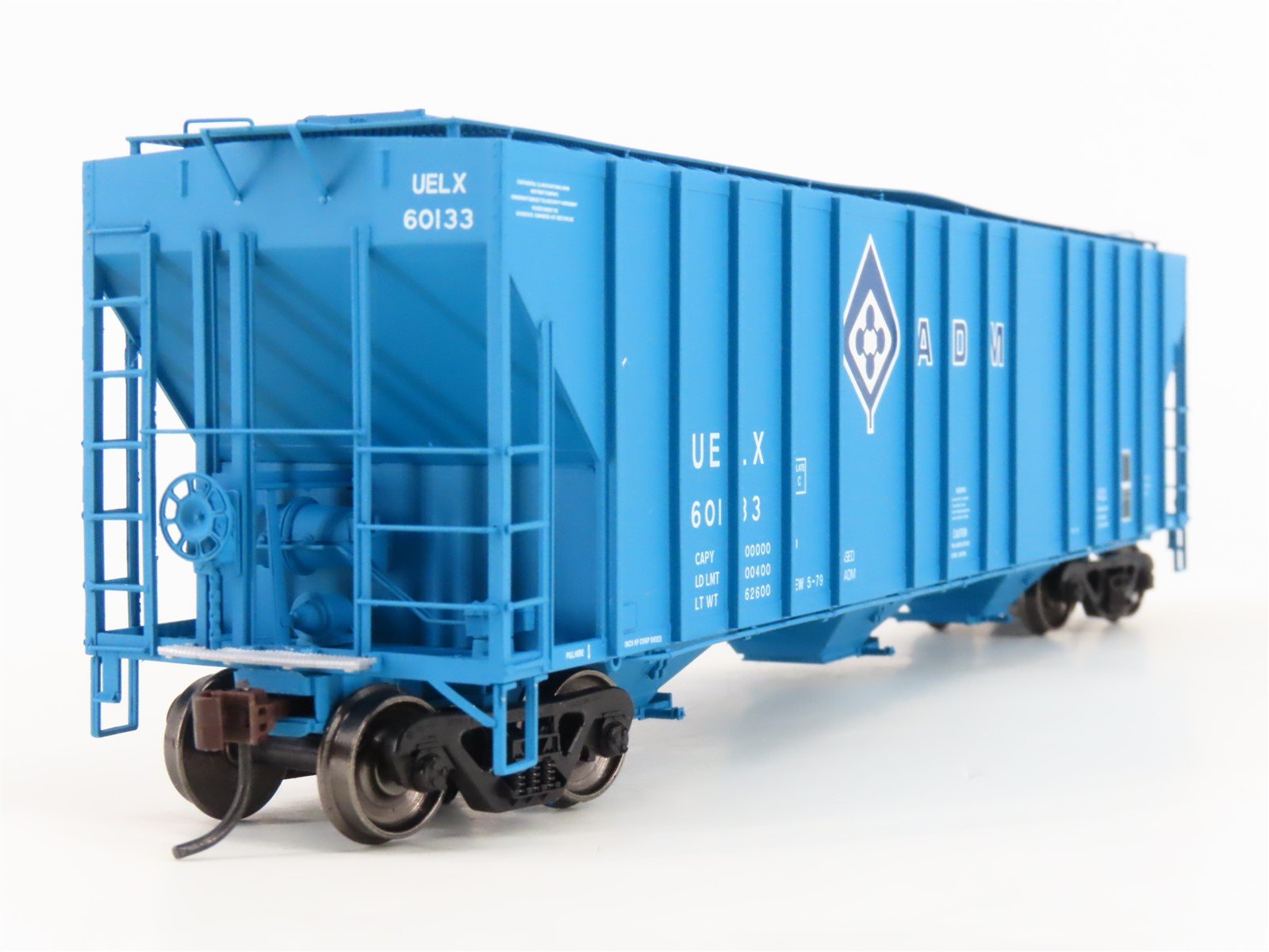 HO Scale ExactRail Evolution EE-1706-5 UELX ADM Milling Co. 3-Bay Hopper #60133