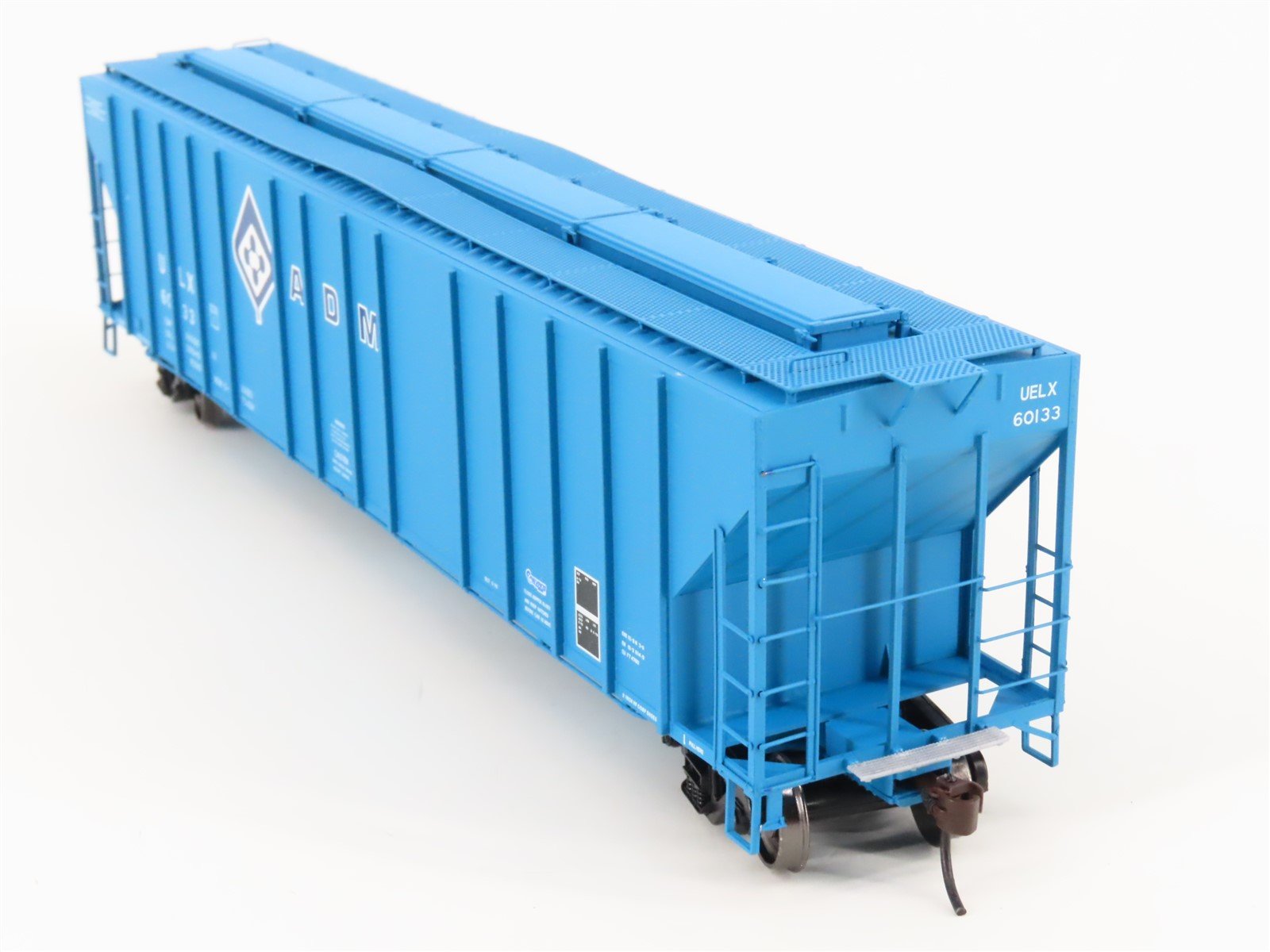 HO Scale ExactRail Evolution EE-1706-5 UELX ADM Milling Co. 3-Bay Hopper #60133
