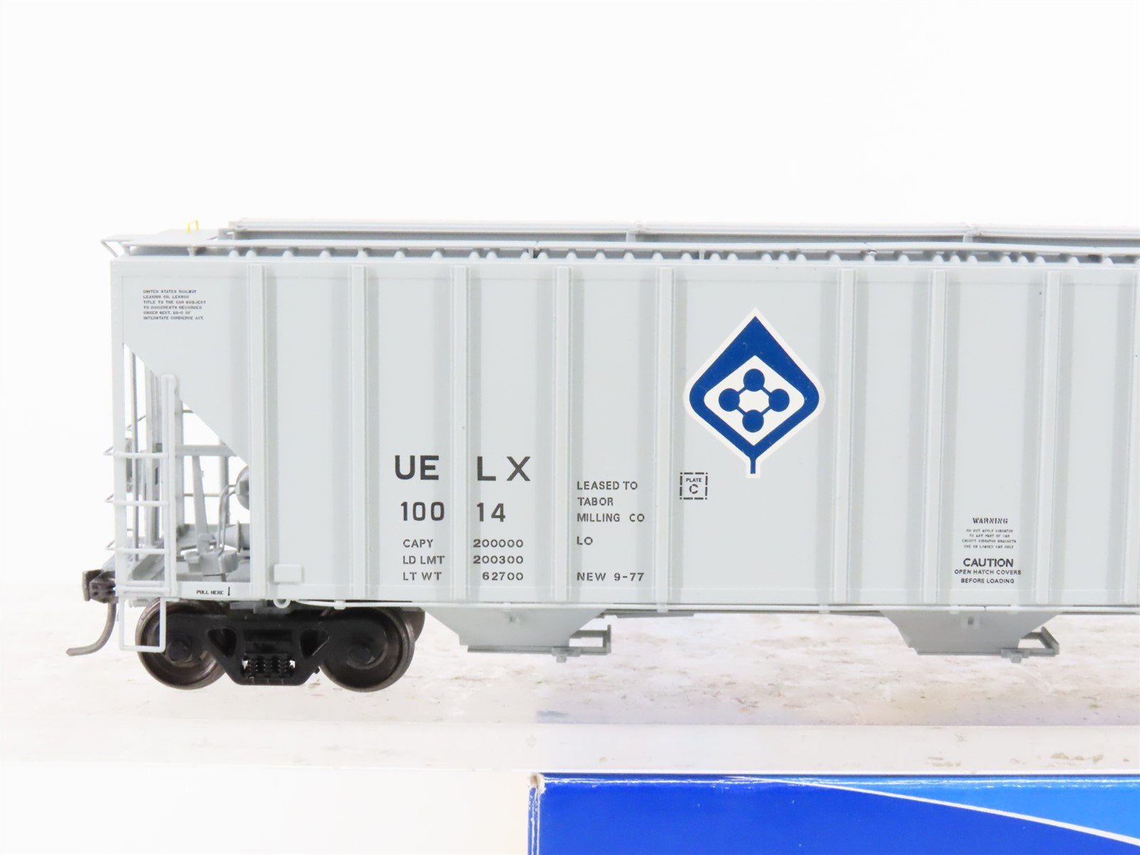 HO Scale ExactRail Evolution EE-1719-3 UELX ADM Milling Co. 3-Bay Hopper #10014
