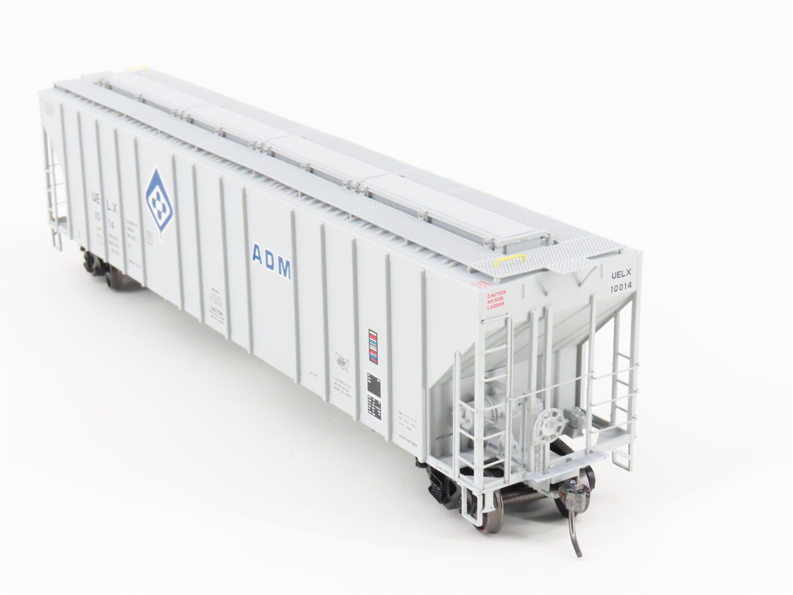 HO Scale ExactRail Evolution EE-1719-3 UELX ADM Milling Co. 3-Bay Hopper #10014