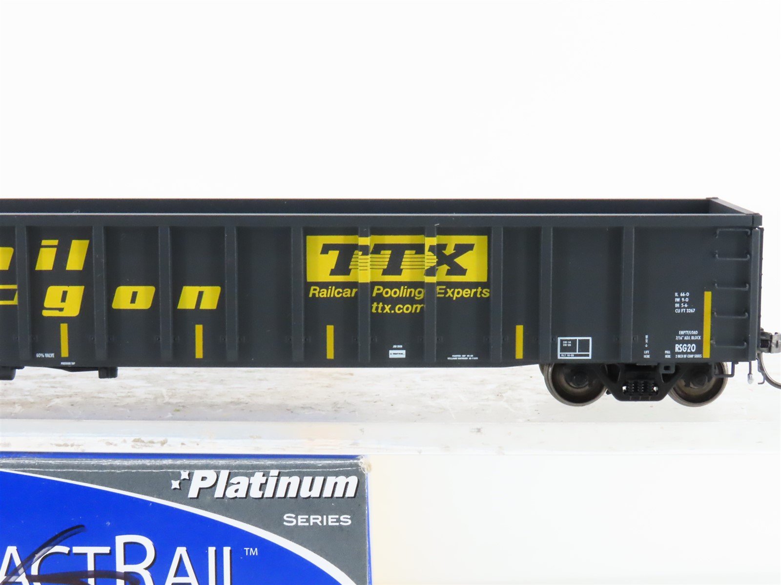 HO Scale ExactRail Platinum EP-80704-5 GNTX TTX Railgon Thrall Gondola #297222