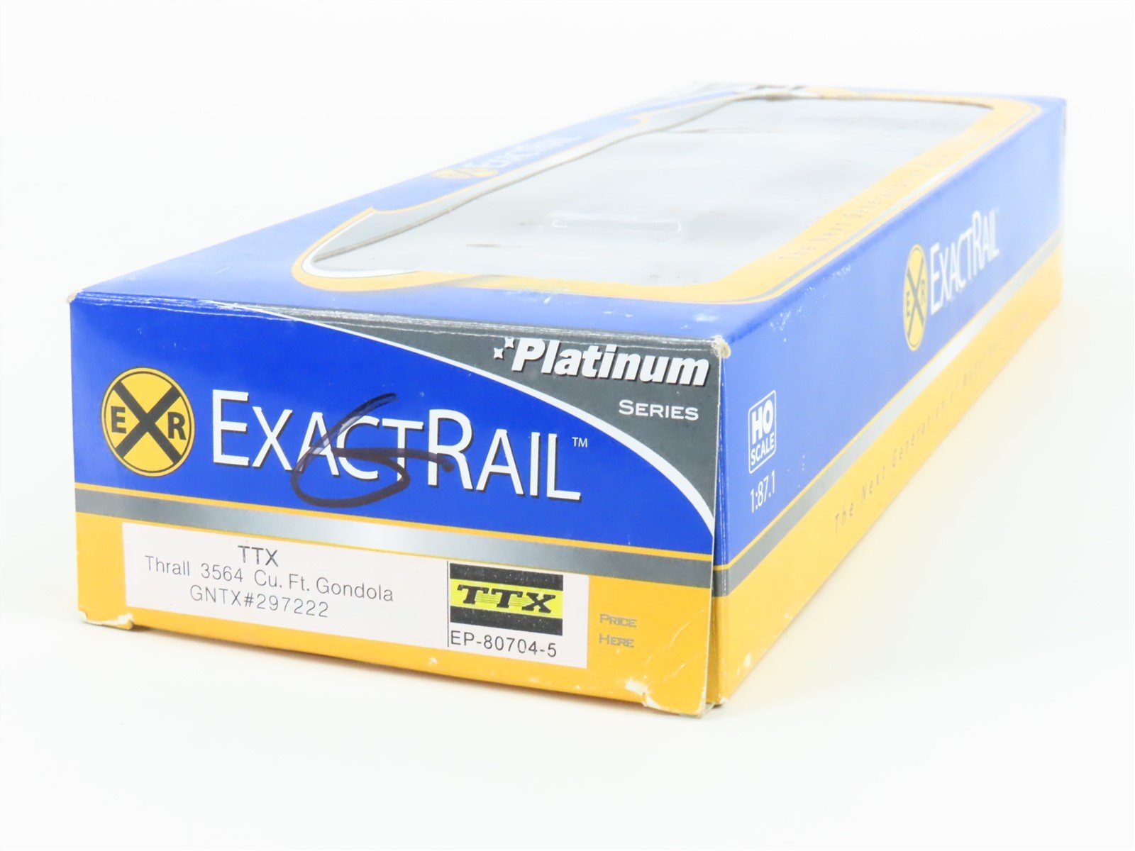 HO Scale ExactRail Platinum EP-80704-5 GNTX TTX Railgon Thrall Gondola #297222