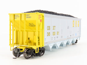 HO Scale ExactRail Evolution EE-1303-33 CSXT CSX 5-Bay Hopper #360081 w/ Load