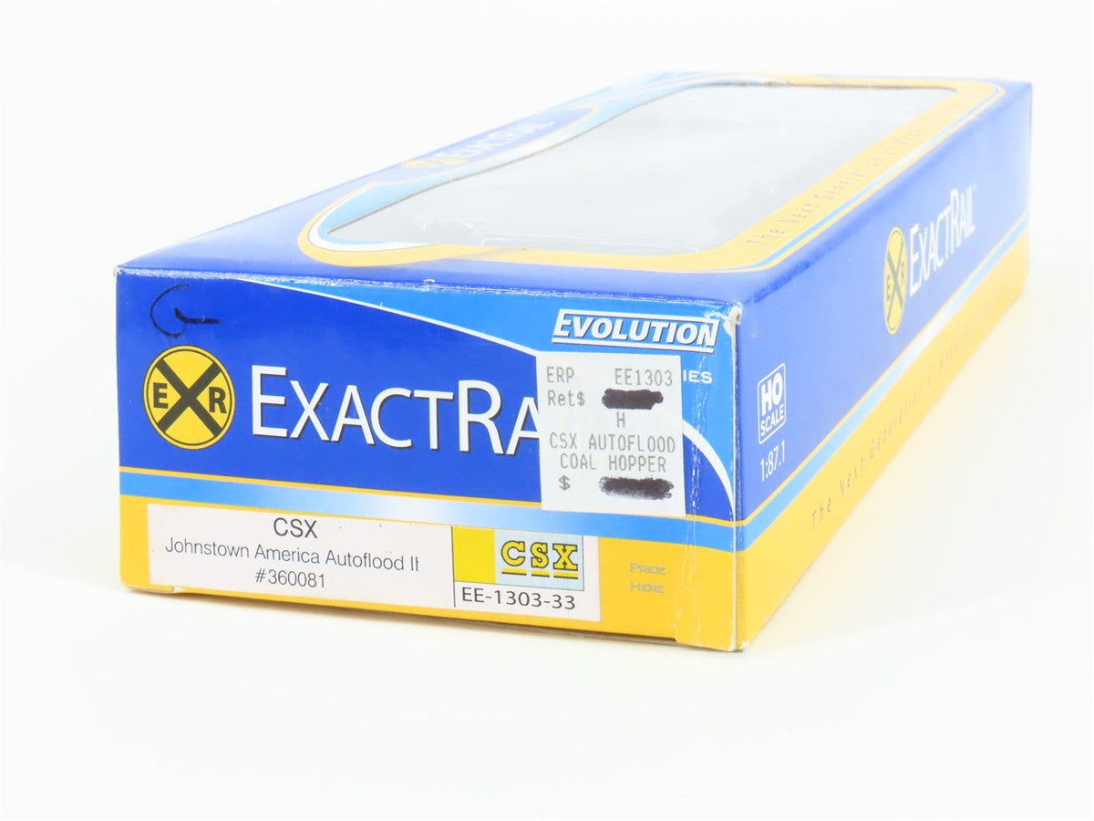 HO Scale ExactRail Evolution EE-1303-33 CSXT CSX 5-Bay Hopper #360081 w/ Load