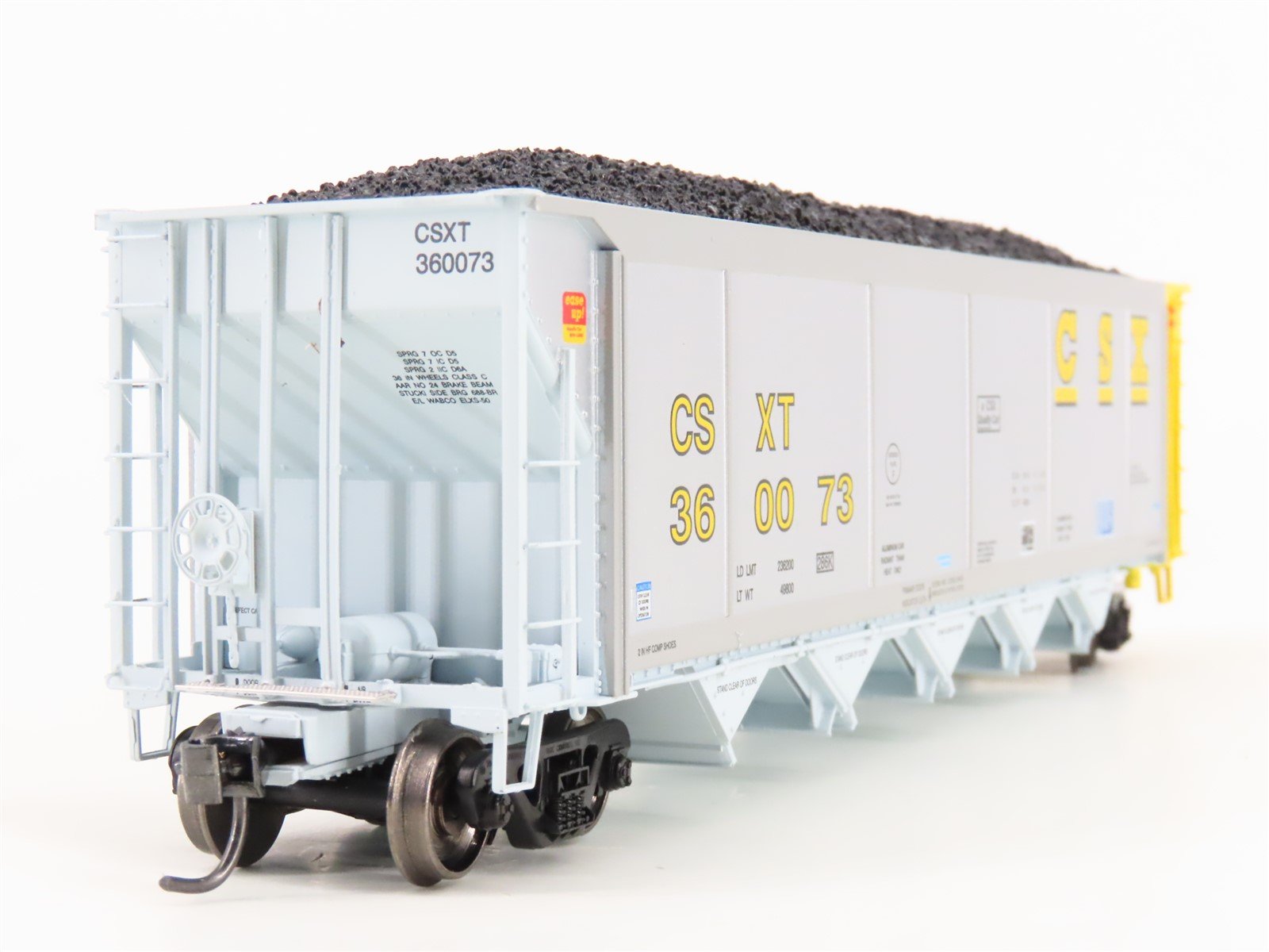 HO Scale ExactRail Evolution EE-1303-28 CSXT CSX 5-Bay Hopper #360073 w/ Load