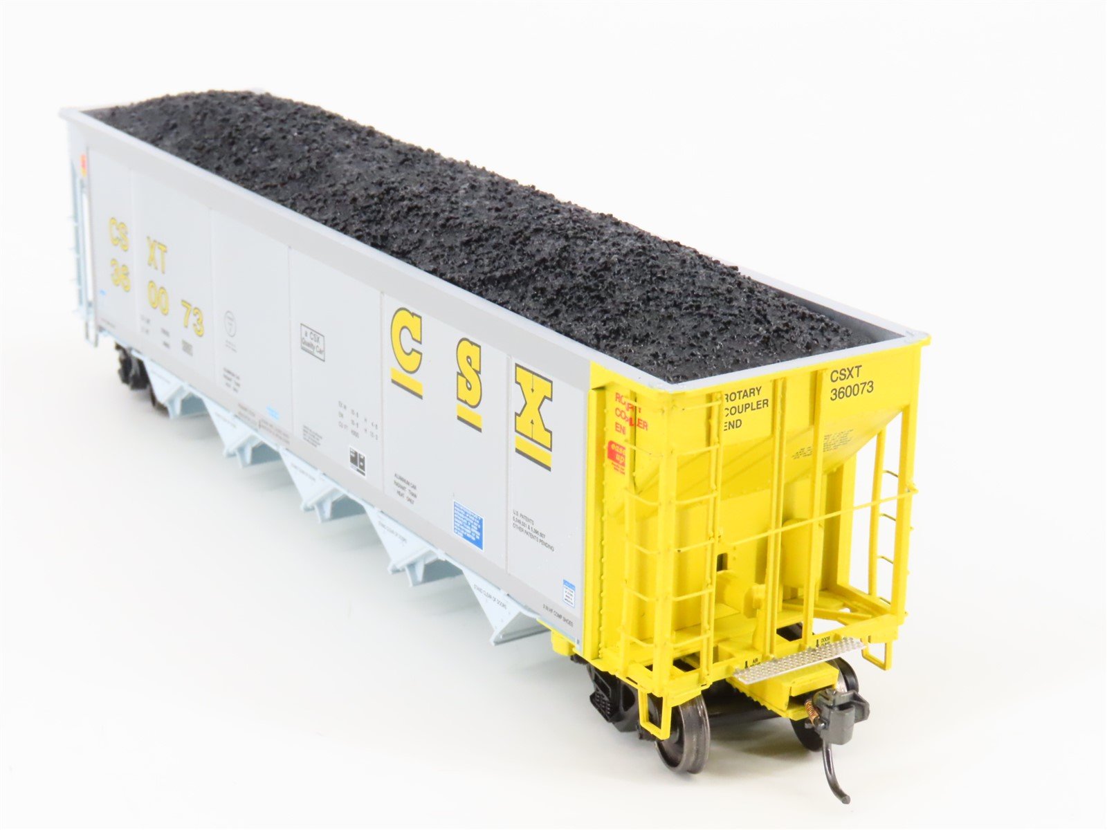 HO Scale ExactRail Evolution EE-1303-28 CSXT CSX 5-Bay Hopper #360073 w/ Load