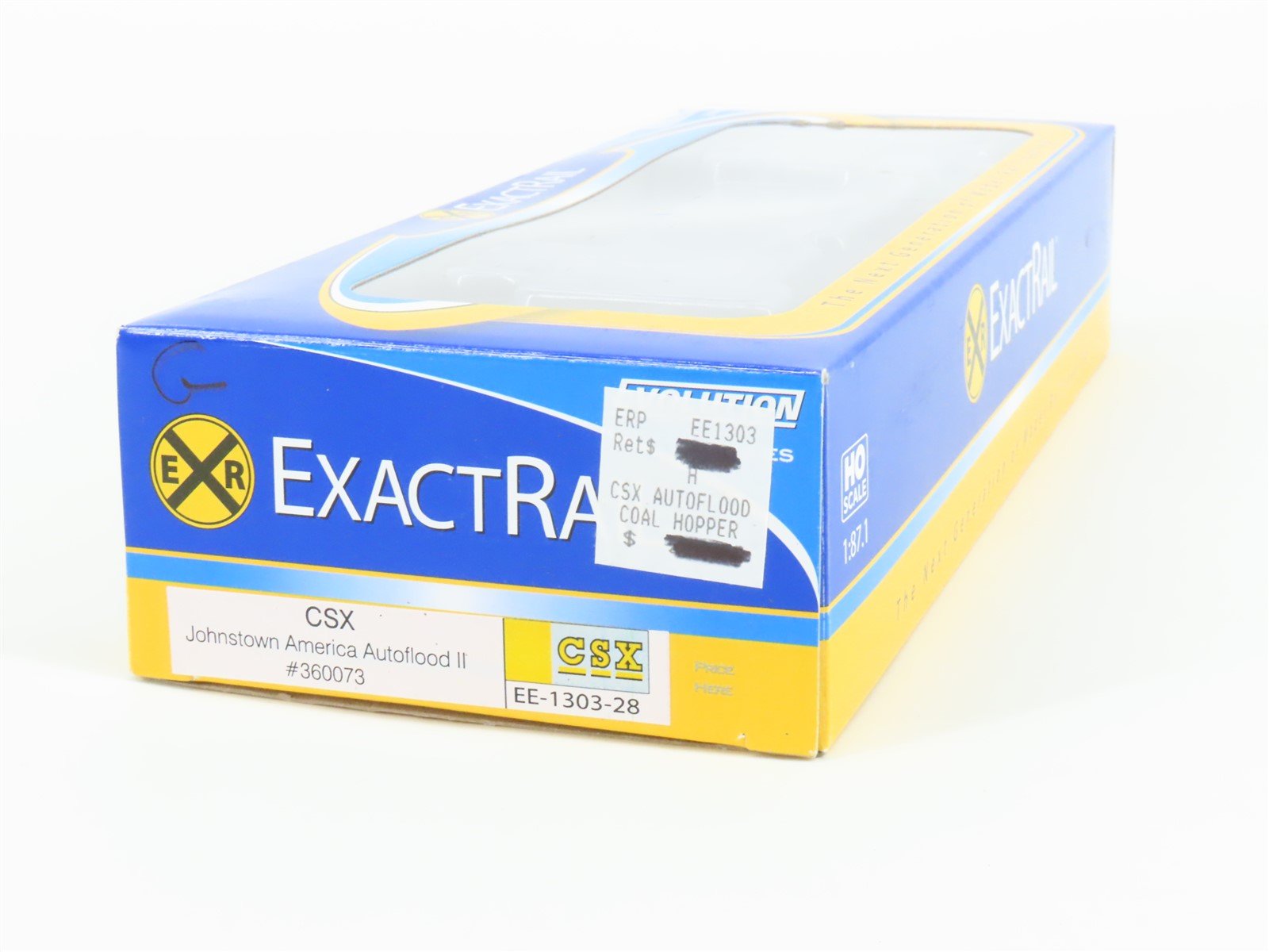 HO Scale ExactRail Evolution EE-1303-28 CSXT CSX 5-Bay Hopper #360073 w/ Load