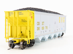 HO Scale ExactRail Evolution EE-1303-29 CSXT CSX 5-Bay Hopper #360075 w/ Load