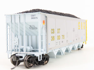 HO Scale ExactRail Evolution EE-1303-29 CSXT CSX 5-Bay Hopper #360075 w/ Load