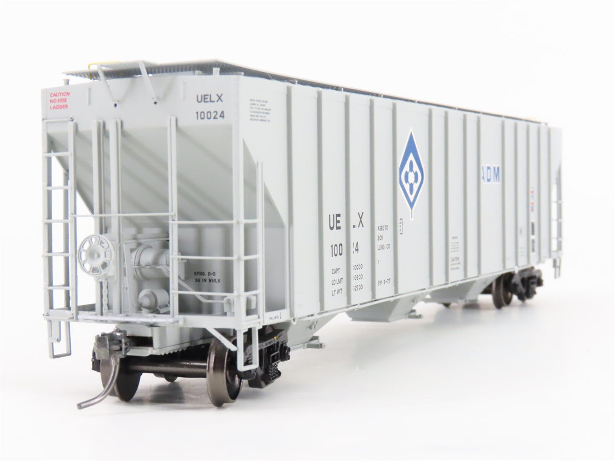 HO Scale ExactRail Evolution EE-1719-6 UELX ADM Milling Co. 3-Bay Hopper #10024