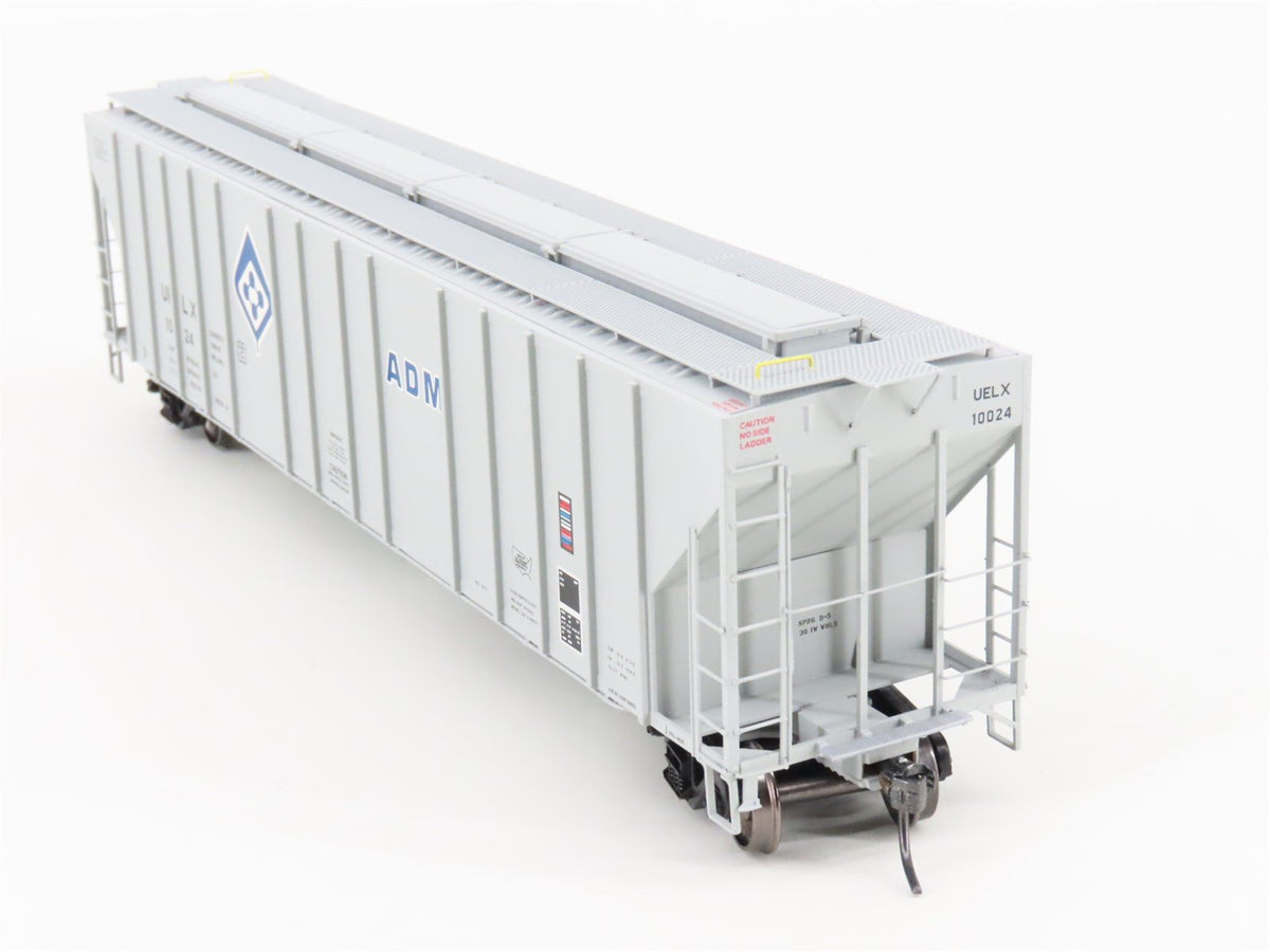 HO Scale ExactRail Evolution EE-1719-6 UELX ADM Milling Co. 3-Bay Hopper #10024