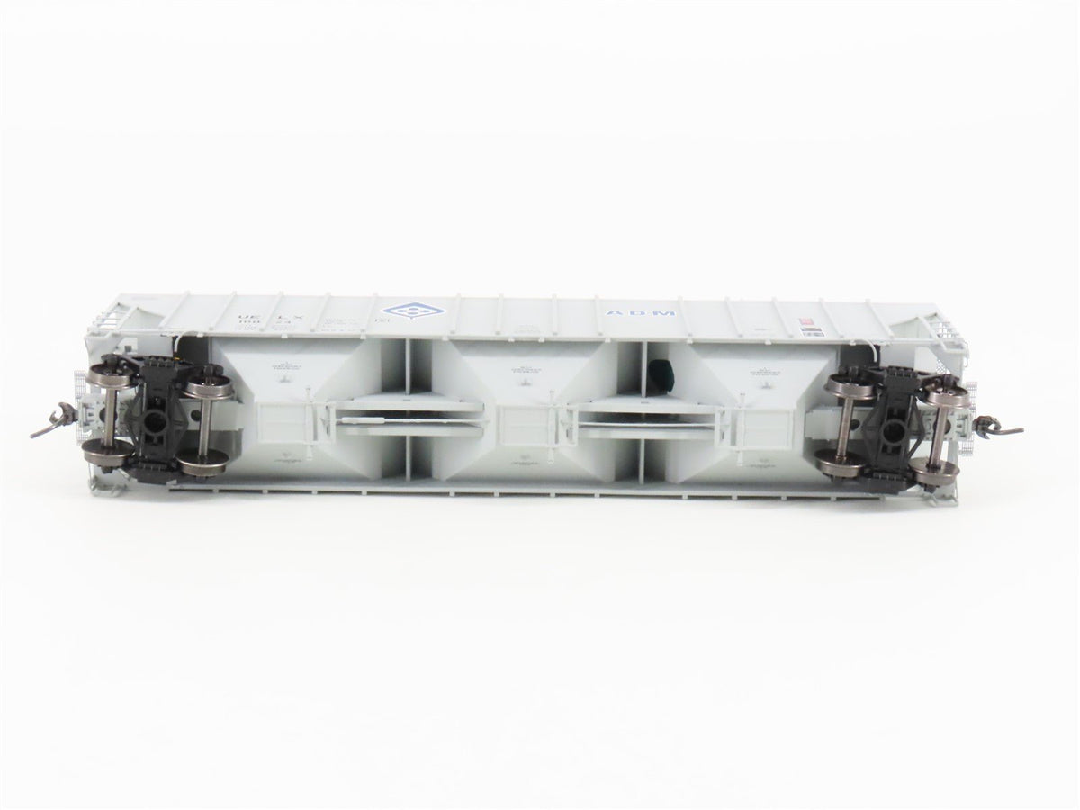 HO Scale ExactRail Evolution EE-1719-6 UELX ADM Milling Co. 3-Bay Hopper #10024