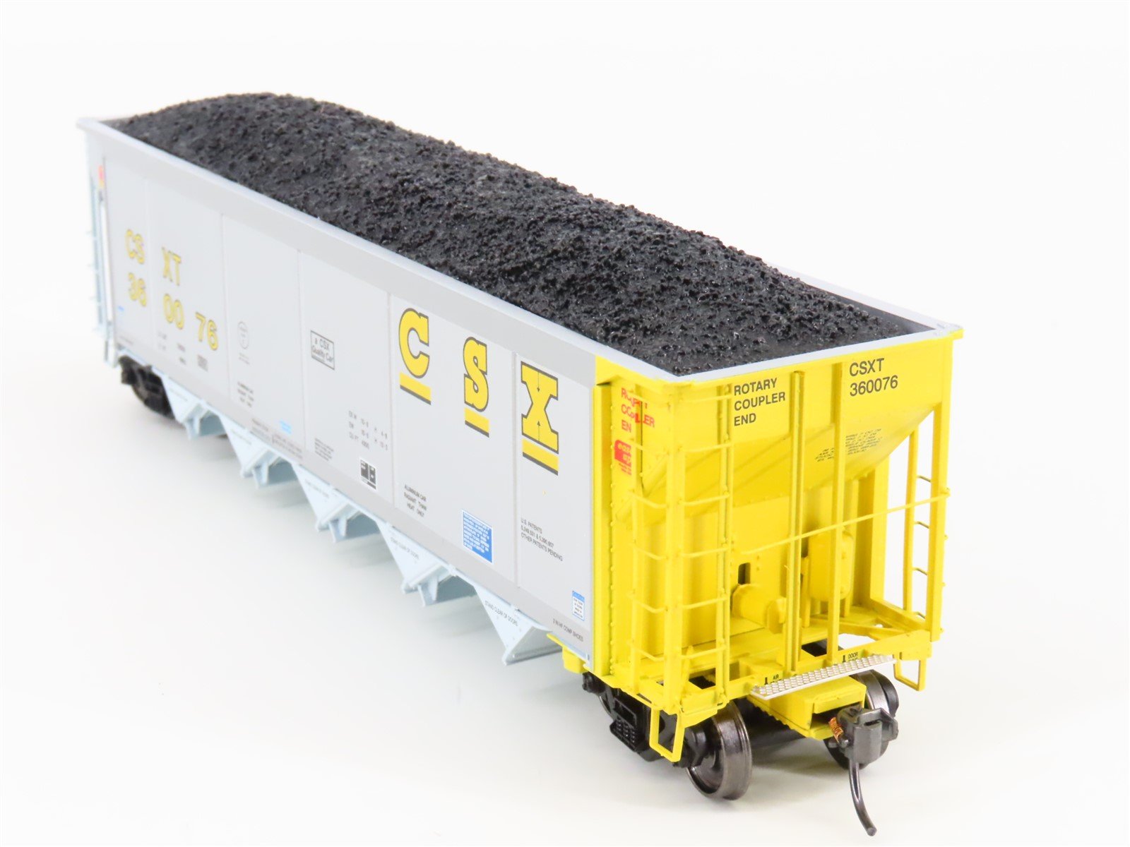 HO Scale ExactRail Evolution EE-1303-30 CSXT CSX 5-Bay Hopper #360076 w/ Load